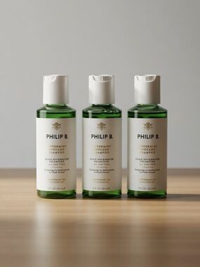 Philip B. Peppermint Avocado Shampoo - 2oz  (3 Pack)